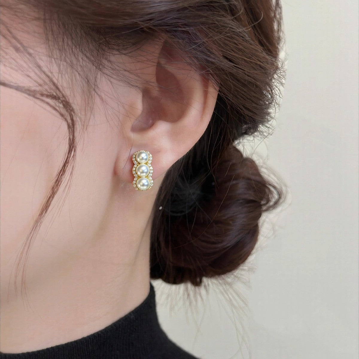 Exquisite Natural Freshwater Pearl Earrings