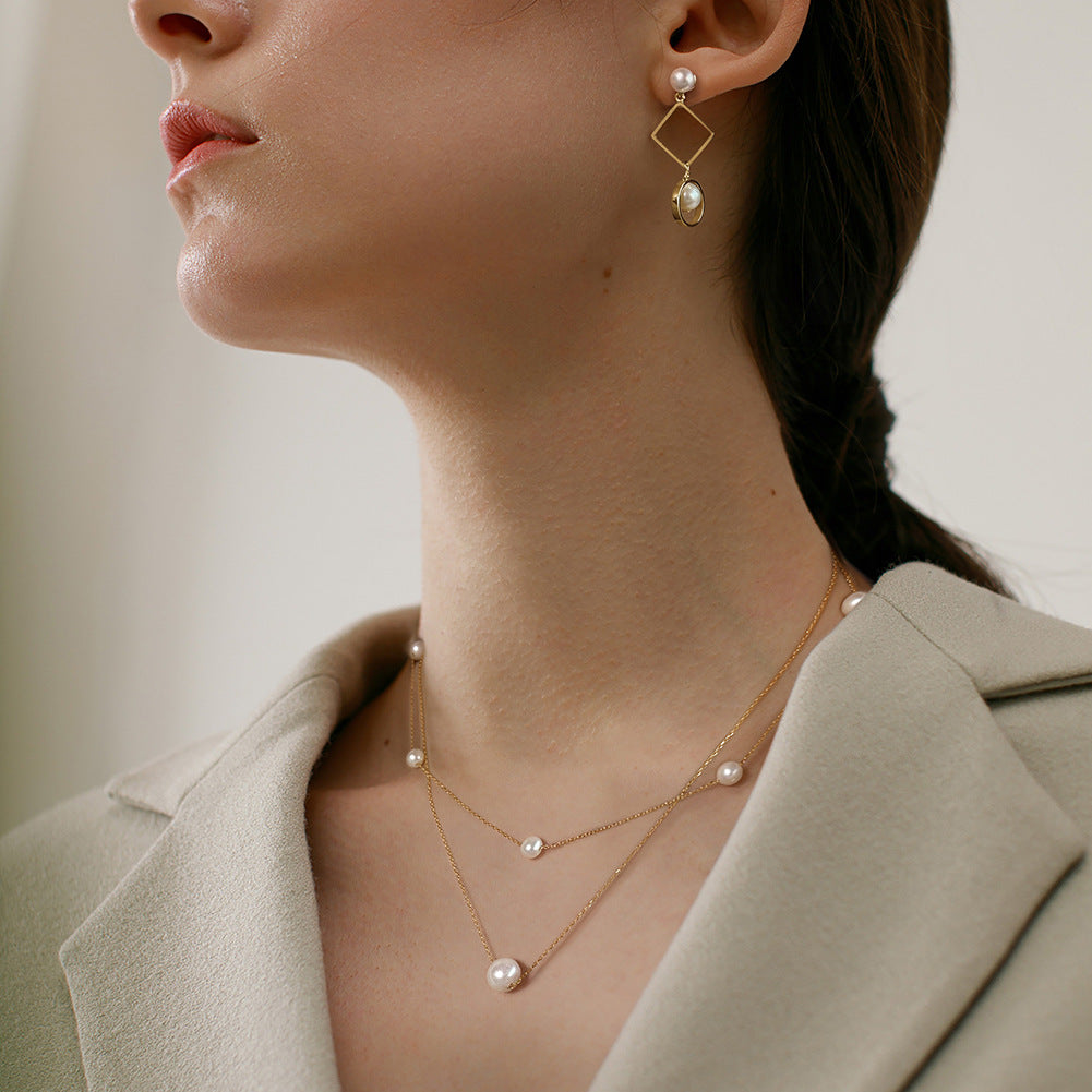 Choker Freshwater Pearl Necklace #938