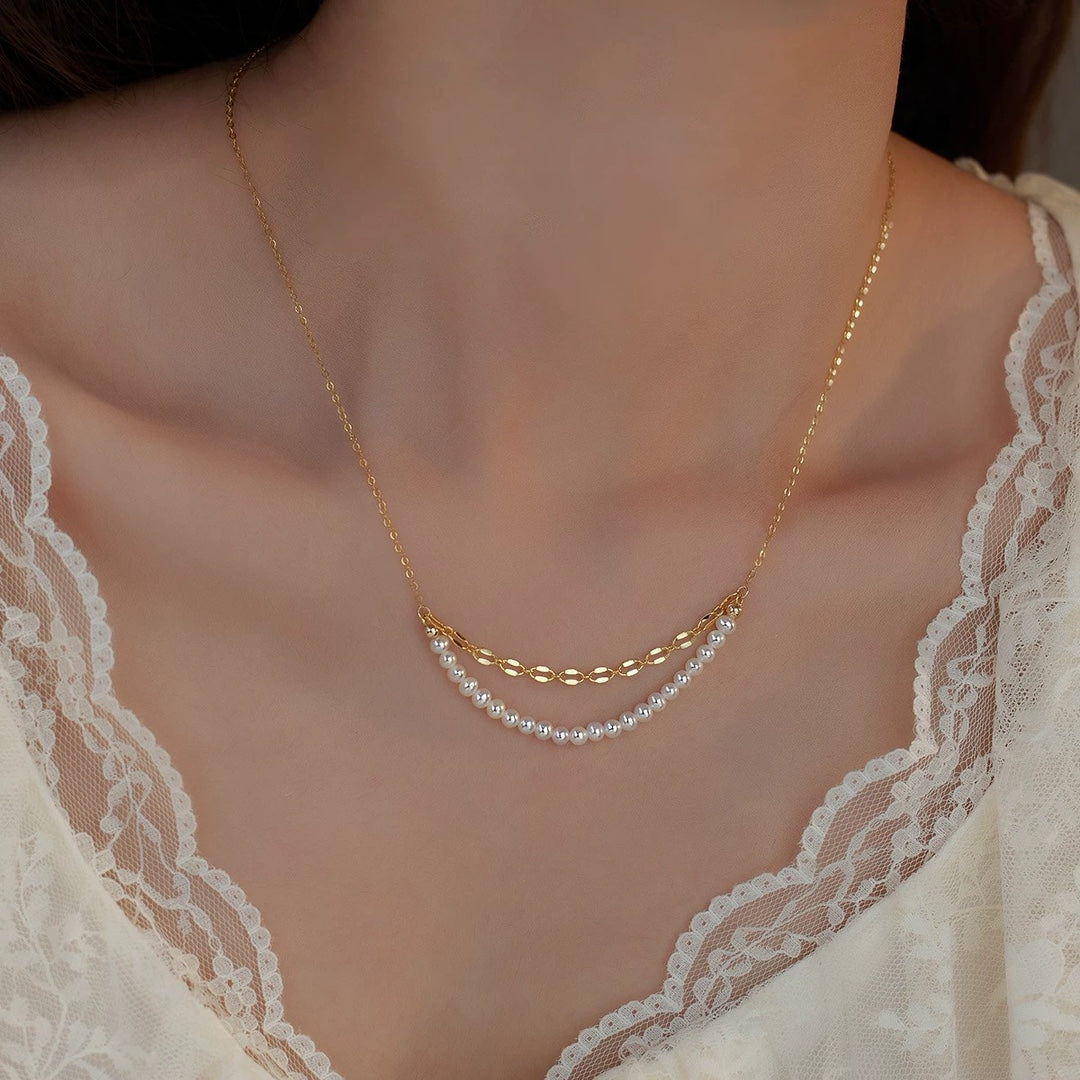 Drop Freshwater Pearl Necklace #338