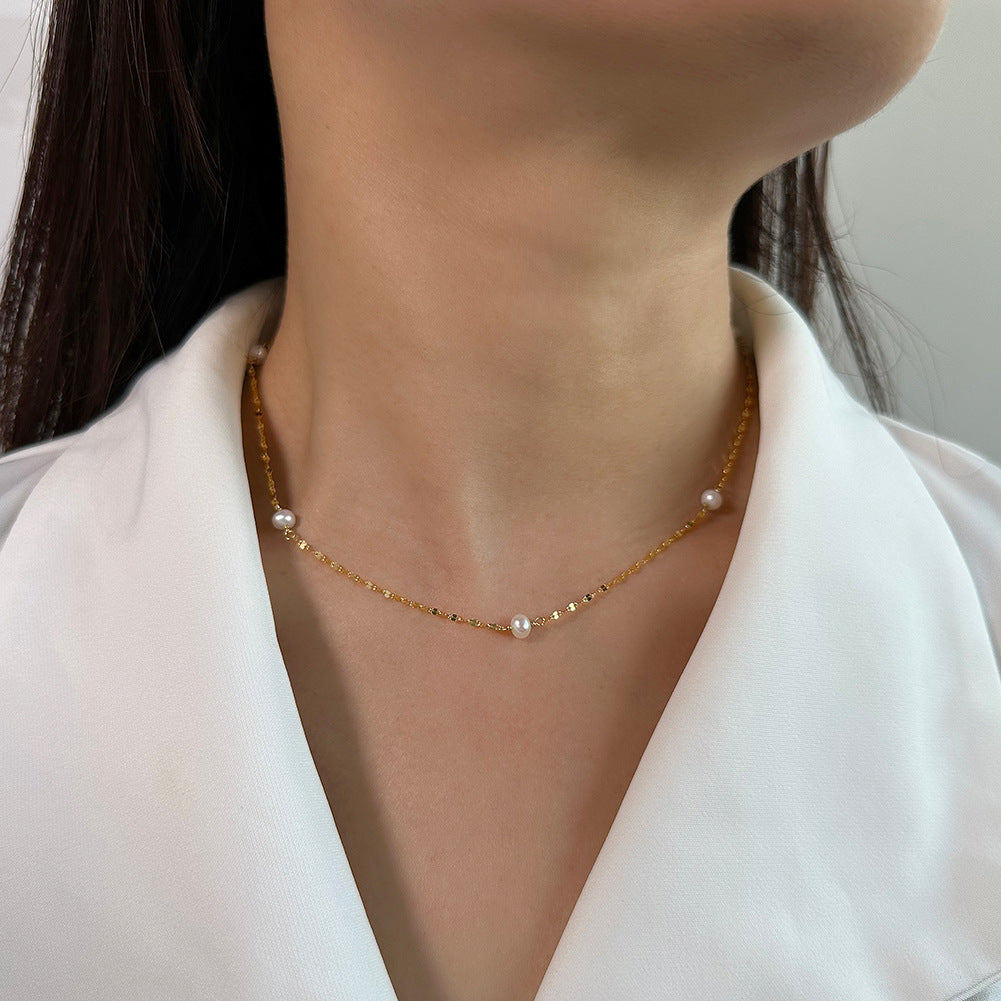 Choker Freshwater Pearl Necklace