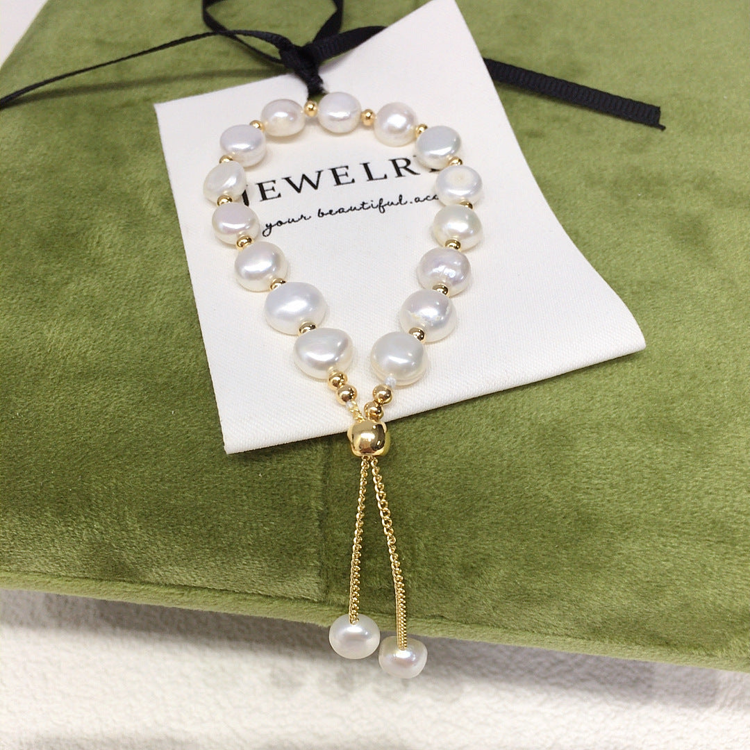 Baroque Natural Freshwater Pearl Bracelet