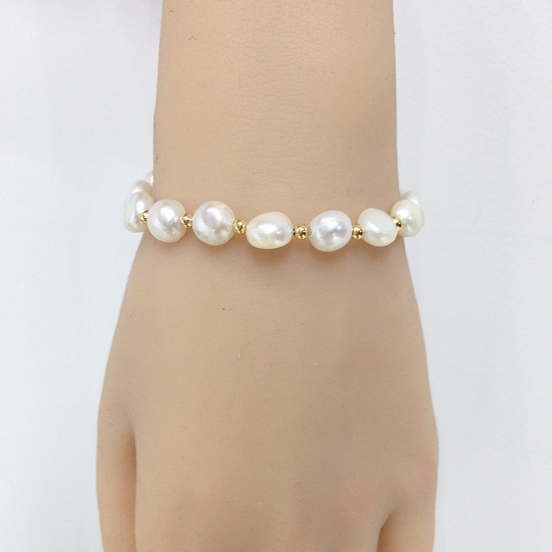Baroque Natural Freshwater Pearl Bracelet