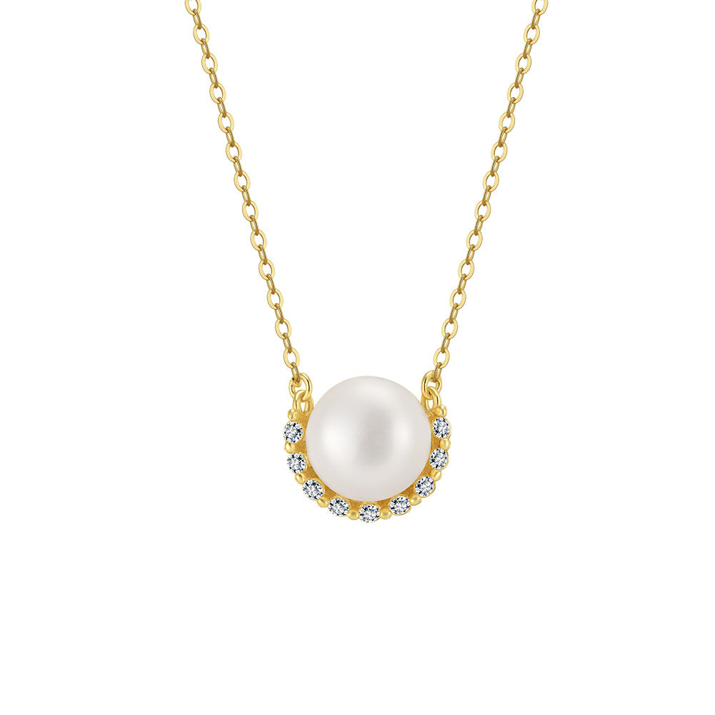 Minimalist Freshwater Pearl Necklace