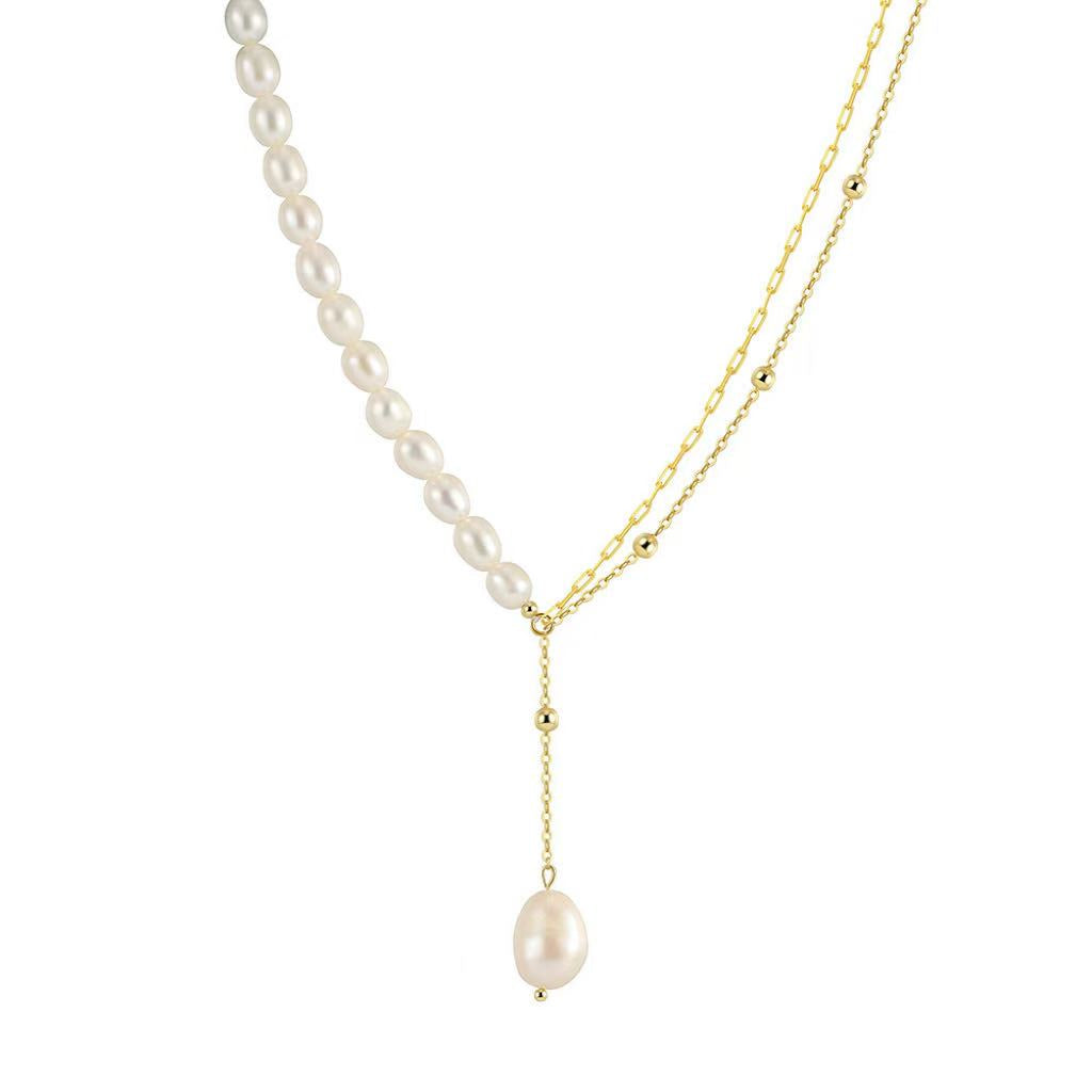 Drop Natural Pearl Necklace