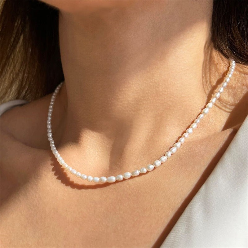 Drop Natural Freshwater Pearl Necklace