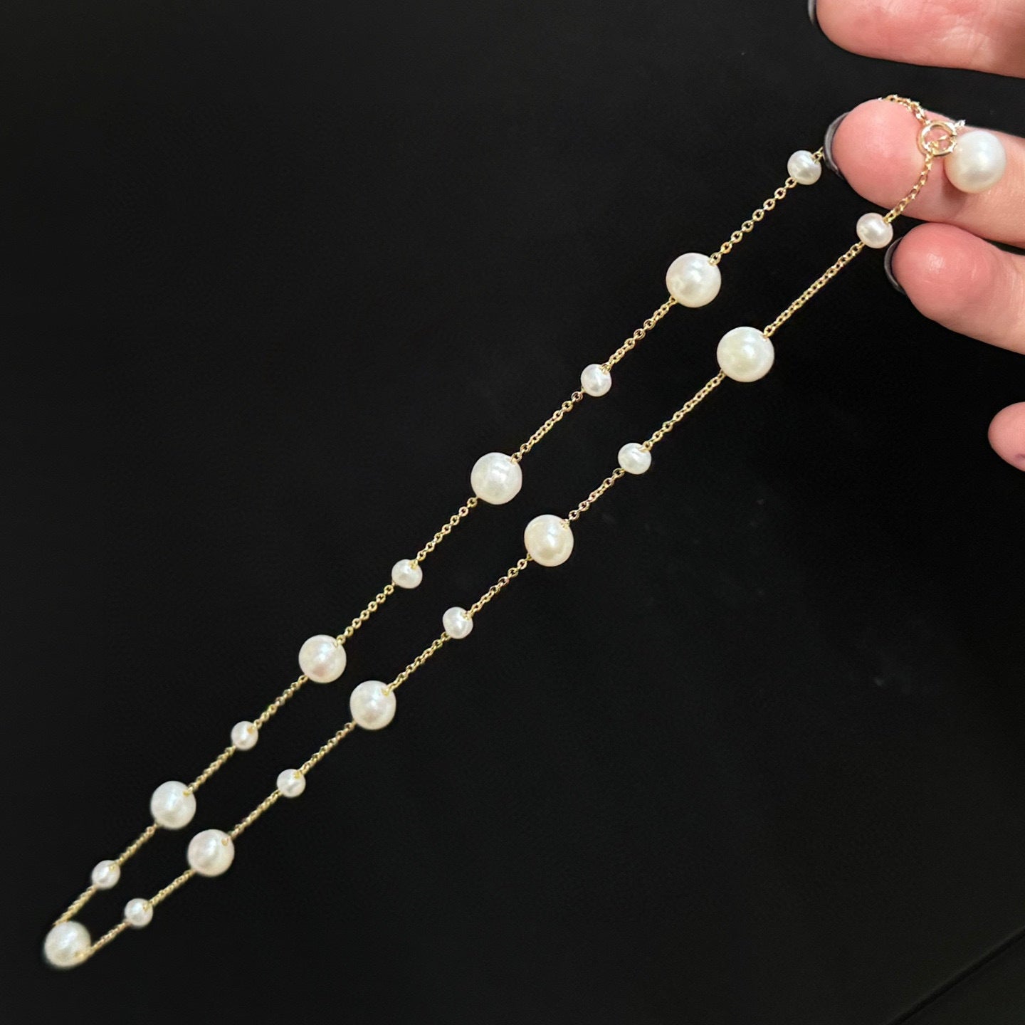 Drop Natural Freshwater Pearl Necklace 8mm