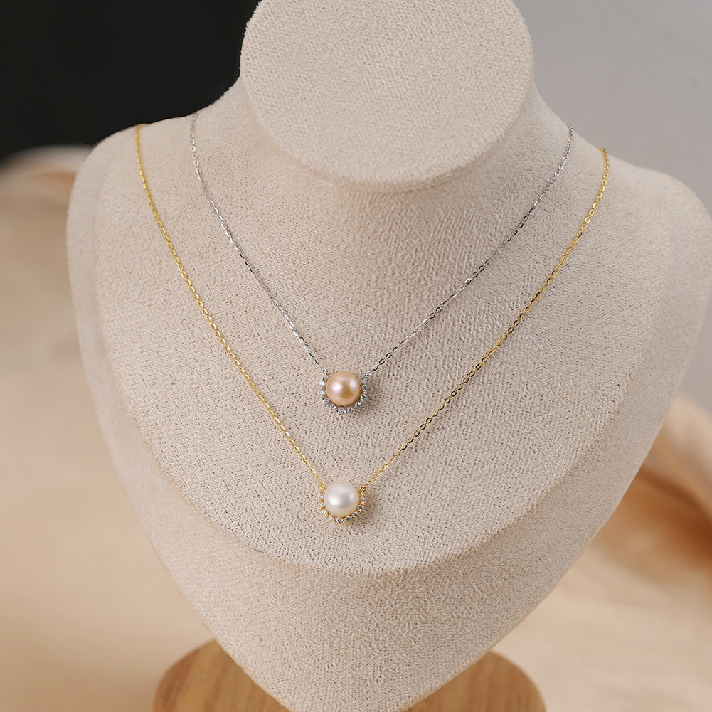 Minimalist Freshwater Pearl Necklace
