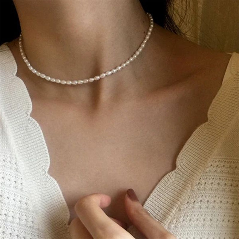 Drop Natural Freshwater Pearl Necklace