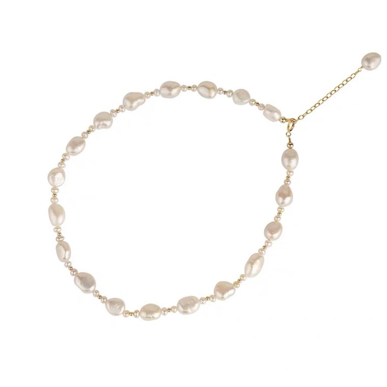 Baroque Freshwater Pearl Necklace 8mm