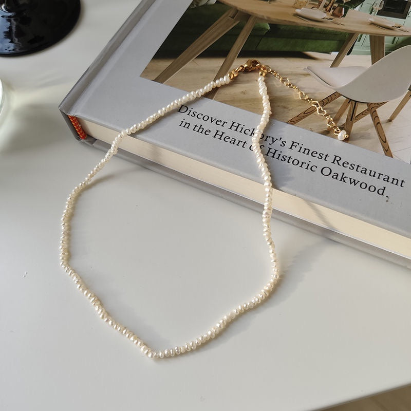 Choker Natural Freshwater Pearl Necklace #906
