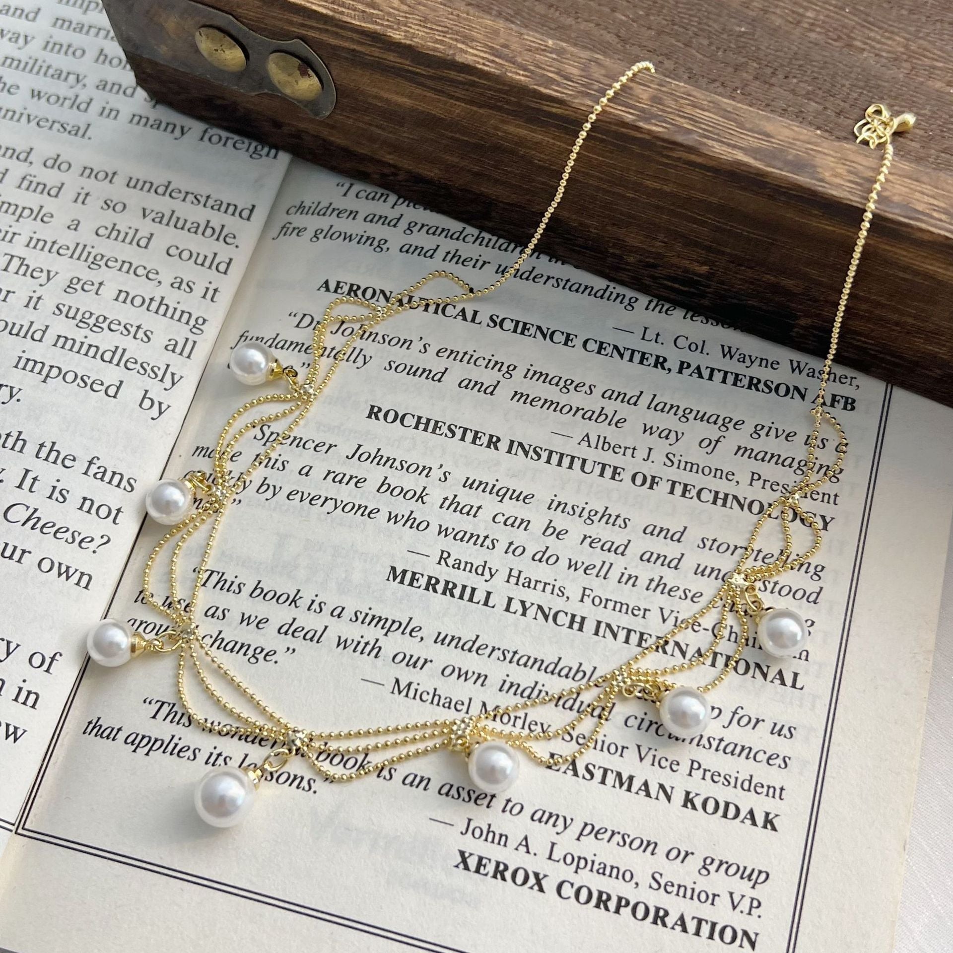 Choker Natural Freshwater Pearl Necklace #370