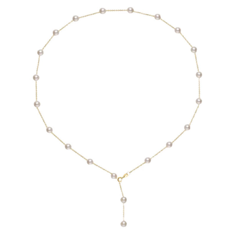 Choker 18K Gold Plated Natural Freshwater Pearl Necklace