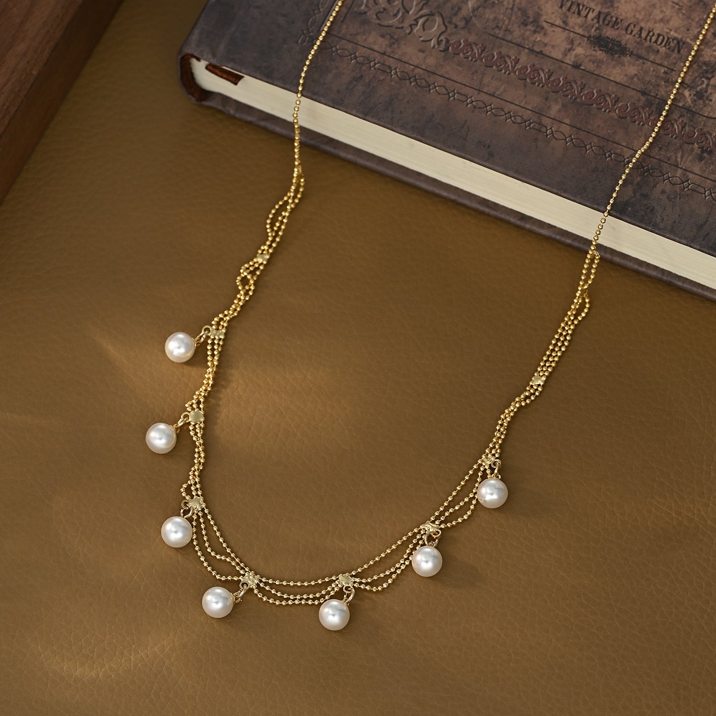 Choker Natural Freshwater Pearl Necklace #370